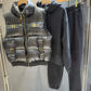 Ensemble 3 pièces pour femme comprenant une veste matelassée, un sweat à capuche et un pantalon de jogging