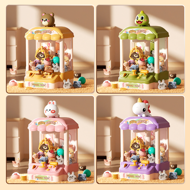 📢📢50 % de réduction !!! 🎅 Machine à pince animaux mignonne pour enfants 🎉 Comprend des peluches et des jouets en capsule🧸