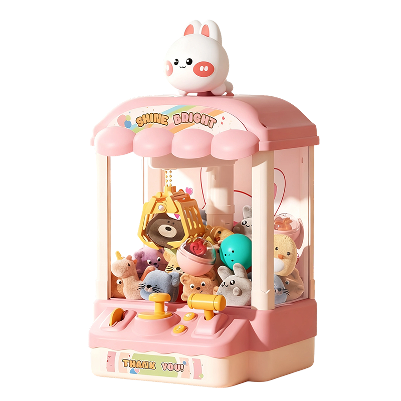 📢📢50 % de réduction !!! 🎅 Machine à pince animaux mignonne pour enfants 🎉 Comprend des peluches et des jouets en capsule🧸