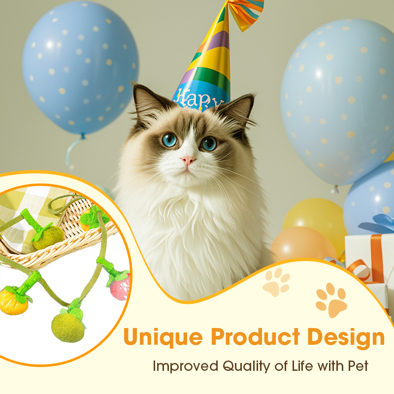 ✨ 62% de réduction ! 🐱 Plus de nuits tranquilles ! Ficelle de jeu en forme de fruit pour fatiguer votre chat naturellement
