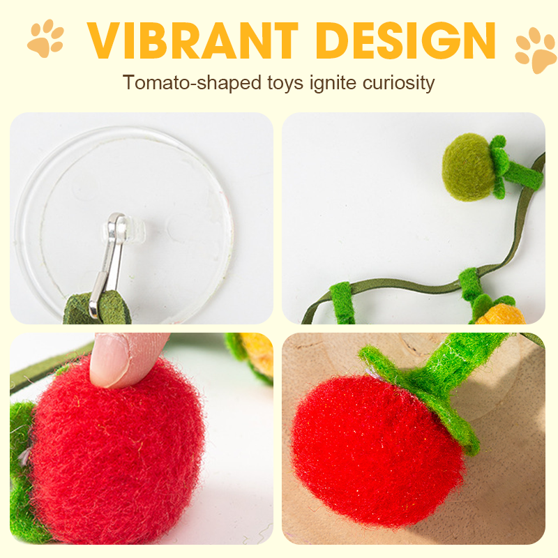 ✨ 62% de réduction ! 🐱 Plus de nuits tranquilles ! Ficelle de jeu en forme de fruit pour fatiguer votre chat naturellement