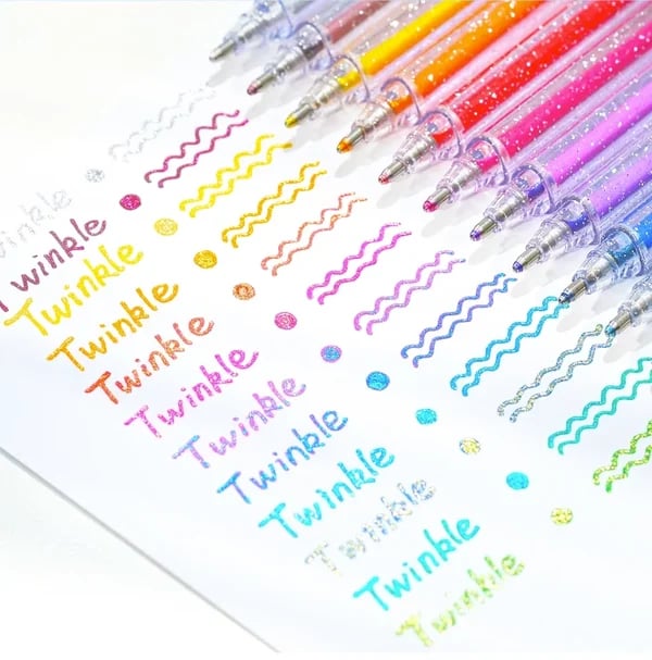 🎁Dernier jour de soldes 49 % de réduction ✨ Set de stylos gel pailletés
