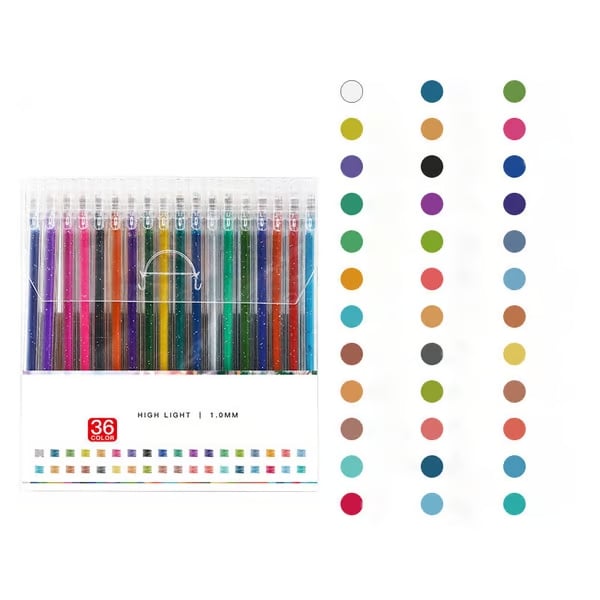🎁Dernier jour de soldes 49 % de réduction ✨ Set de stylos gel pailletés