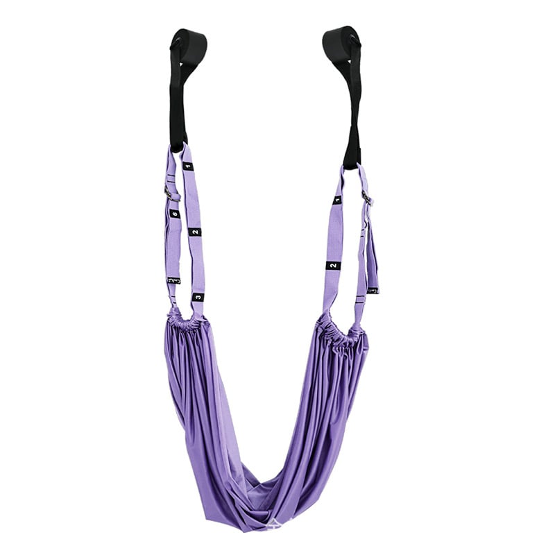 📢 50 % de réduction – Corde de Yoga Aérienne ZenFlex pour Soulager les Maux de Dos ! 💜 Étirements Ciblés + Portable + Récupération Rapide