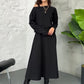 🔥Nouveautés🔥Ensemble 2 pièces tricoté pour femme avec robe mi-longue et haut court