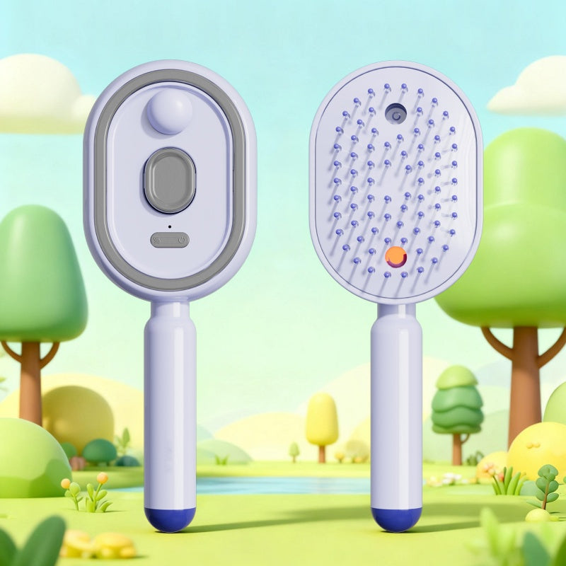 💝 50 % DE RÉDUCTION EN CE MOMENT ! 💐 Brosse à cheveux électrique avec fonction brumisation et massage – Massage apaisant du cuir chevelu, brumisation fine et conception pour un soin des cheveux en douceur ✨