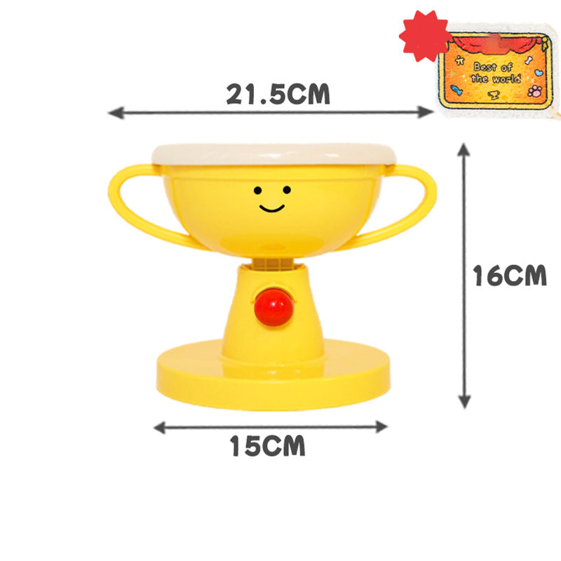 😻📢Dernier jour : 50 % de réduction 🐶🌟 Mangeoire réglable en forme de trophée pour animaux de compagnie