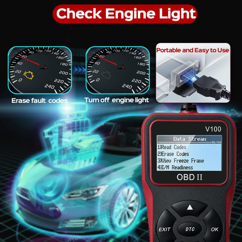 📢📢60% de réduction !! ⏰ Version 2026 Dernière Mise à Jour 🆙 | Lecteur de Codes Défaut Moteur Automobile Multifonction 🔧