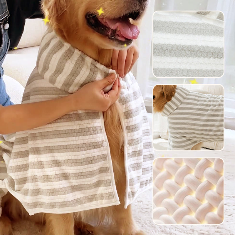 🔥Soldes du Nouvel An 50 % de réduction🐕Peignoir pour chien doux, absorbant et à séchage rapide