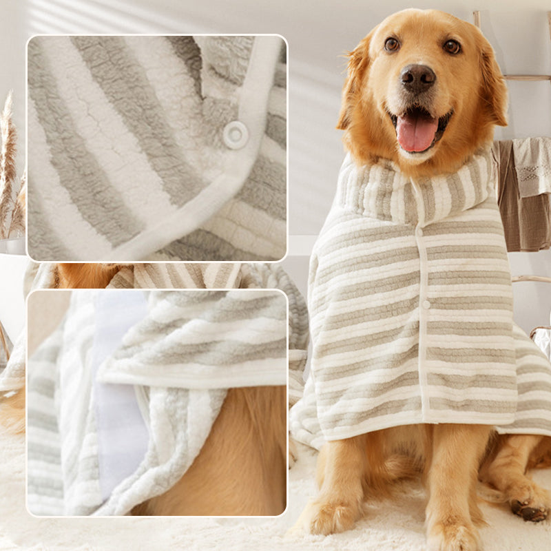 🔥Soldes du Nouvel An 50 % de réduction🐕Peignoir pour chien doux, absorbant et à séchage rapide