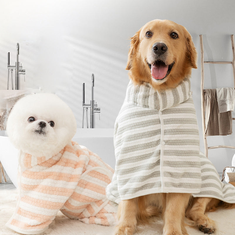 🔥Soldes du Nouvel An 50 % de réduction🐕Peignoir pour chien doux, absorbant et à séchage rapide