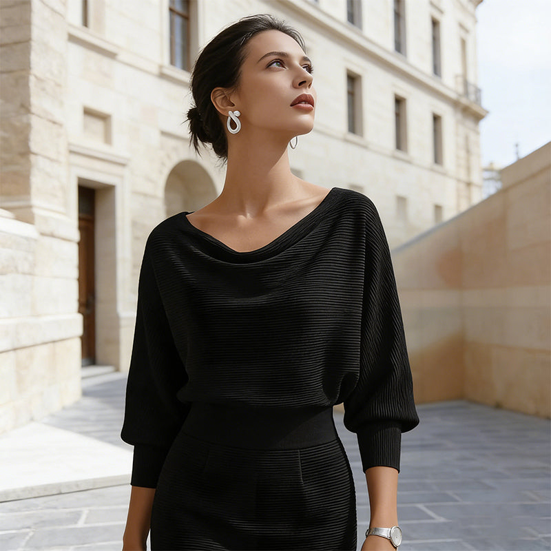 🌟 Offre à durée limitée : 49 % de réduction 💃 Robe élégante et amincissante pour femme | Coupe élégante et silhouette flatteuse ✨