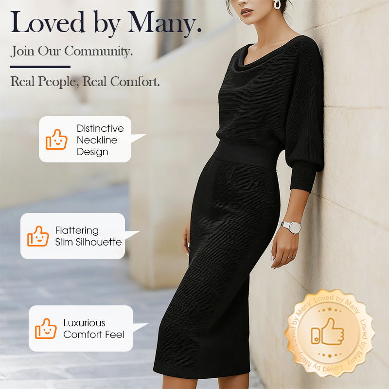 🌟 Offre à durée limitée : 49 % de réduction 💃 Robe élégante et amincissante pour femme | Coupe élégante et silhouette flatteuse ✨