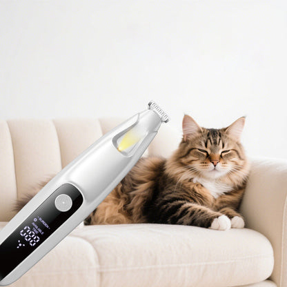 Tondeuse de précision pour pattes d'animaux avec kit d'éclairage LED