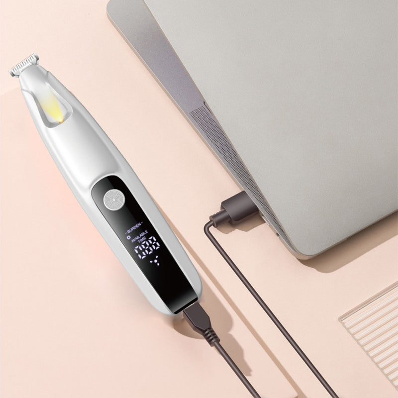 Tondeuse de précision pour pattes d'animaux avec kit d'éclairage LED