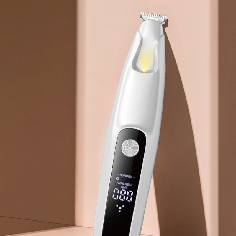 Tondeuse de précision pour pattes d'animaux avec kit d'éclairage LED
