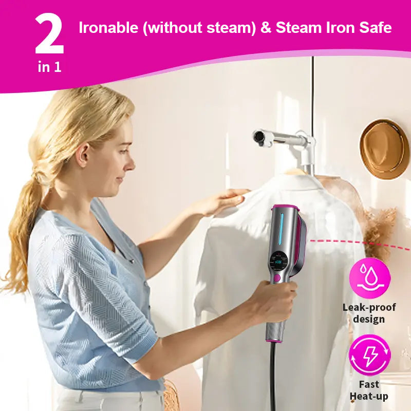 ✨Indispensable à la maison✨Fer à repasser à vapeur portable pour vêtements