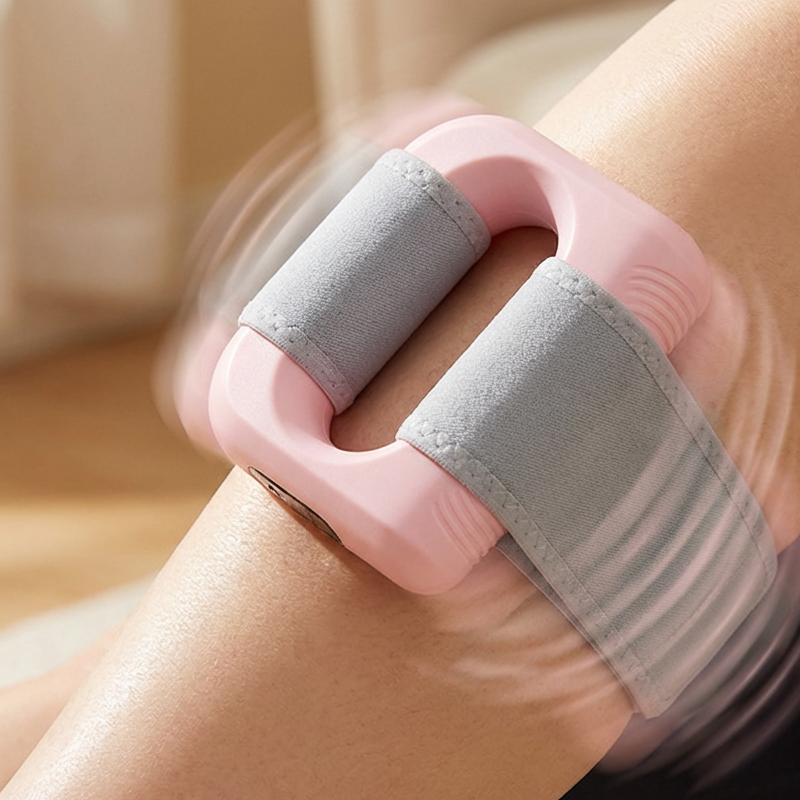 Anneau masseur manuel à 5 vitesses avec ceinture réglable