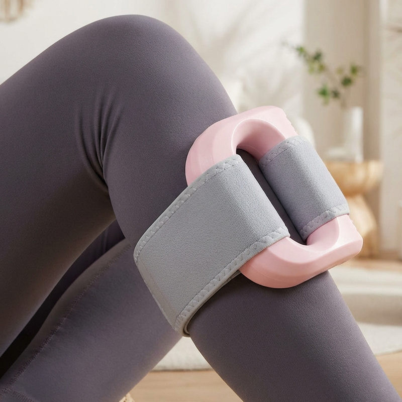 Anneau masseur manuel à 5 vitesses avec ceinture réglable