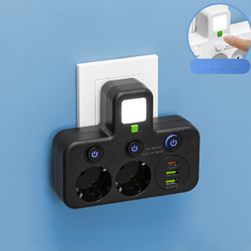 🔌 49% DE RÉDUCTION! 💡 Adaptateur Secteur UE 4 Prises – Interrupteurs Indépendants, Design Compact & Sécurité Maximale 🏠