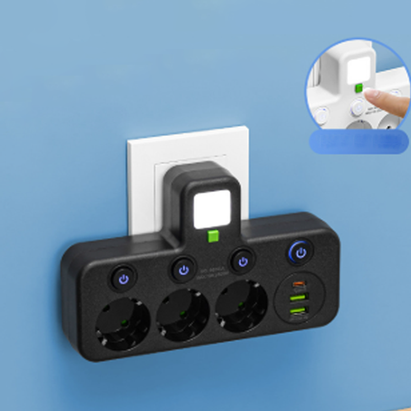 🔌 49% DE RÉDUCTION! 💡 Adaptateur Secteur UE 4 Prises – Interrupteurs Indépendants, Design Compact & Sécurité Maximale 🏠