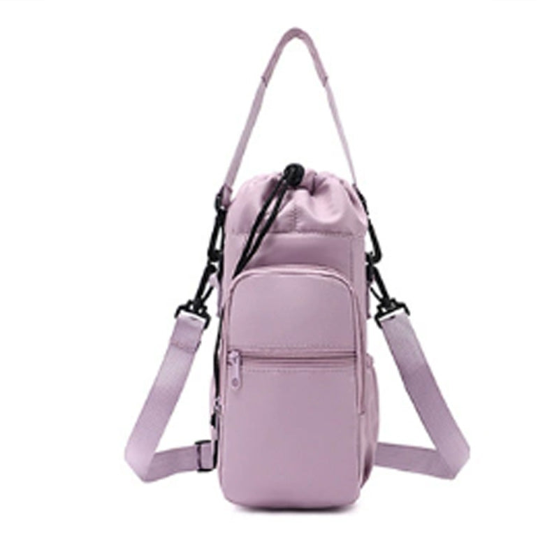 Sac porte-bouteille avec poches pour téléphone