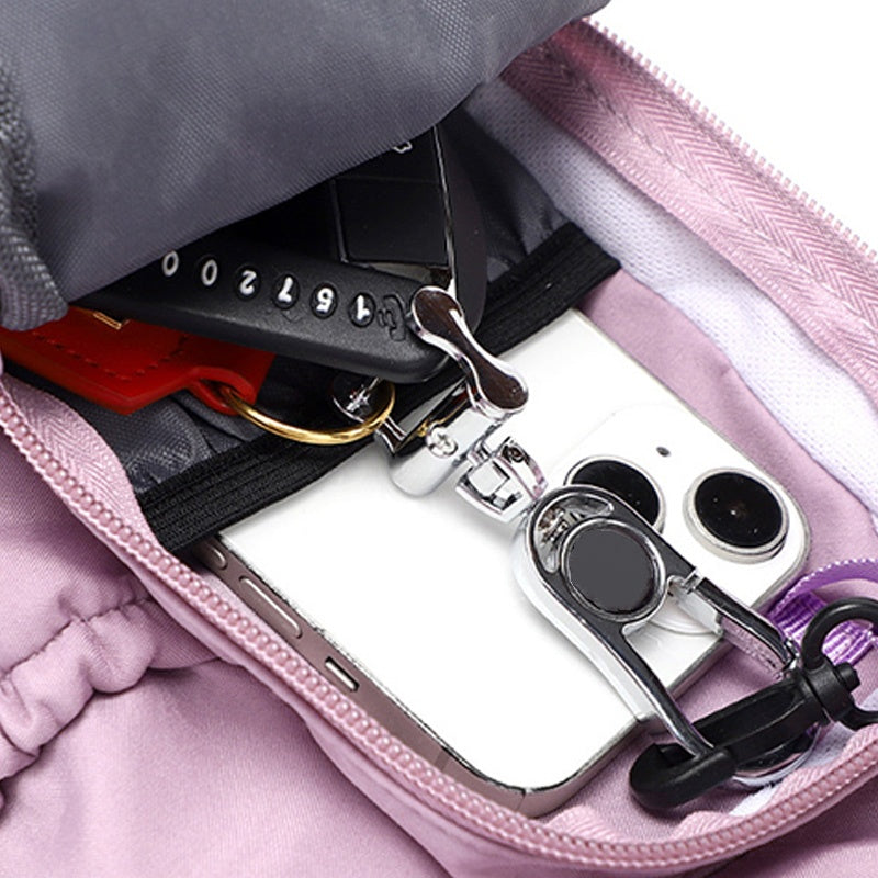 Sac porte-bouteille avec poches pour téléphone