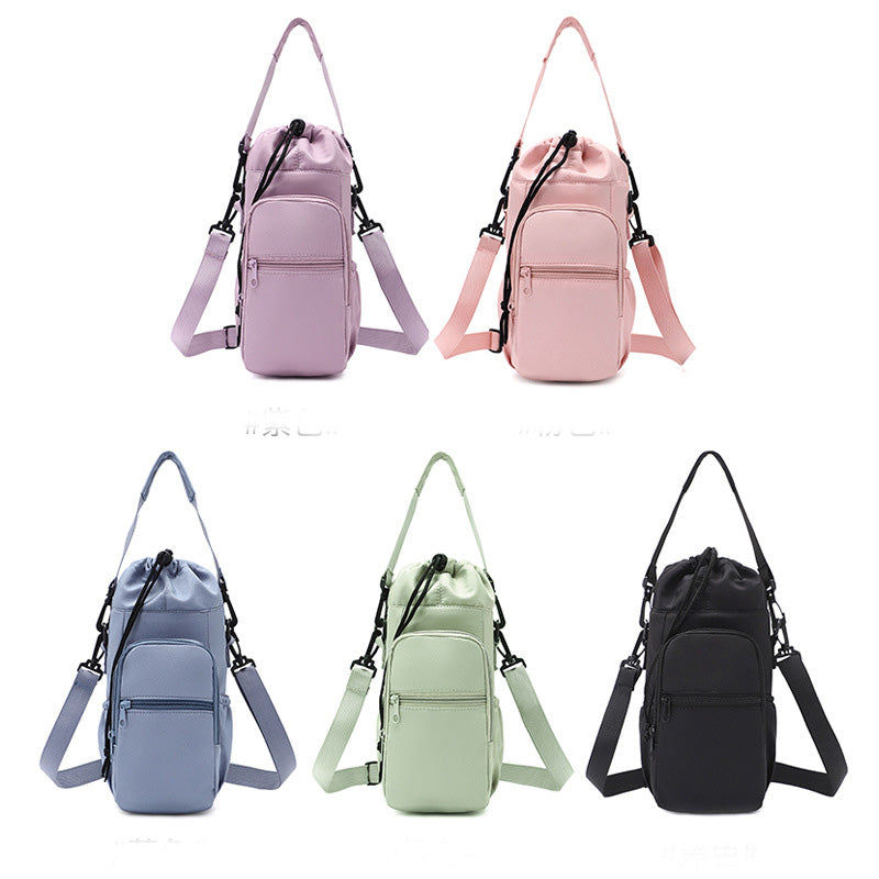 Sac porte-bouteille avec poches pour téléphone