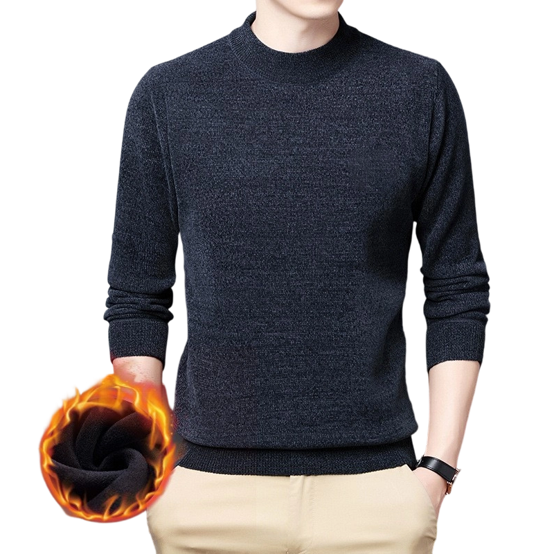 📢📢60 %  DE RÉDUCTION !! ⏰Pull à col montant et doublure thermique pour homme