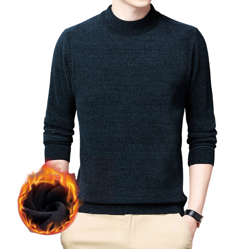 📢📢60 %  DE RÉDUCTION !! ⏰Pull à col montant et doublure thermique pour homme