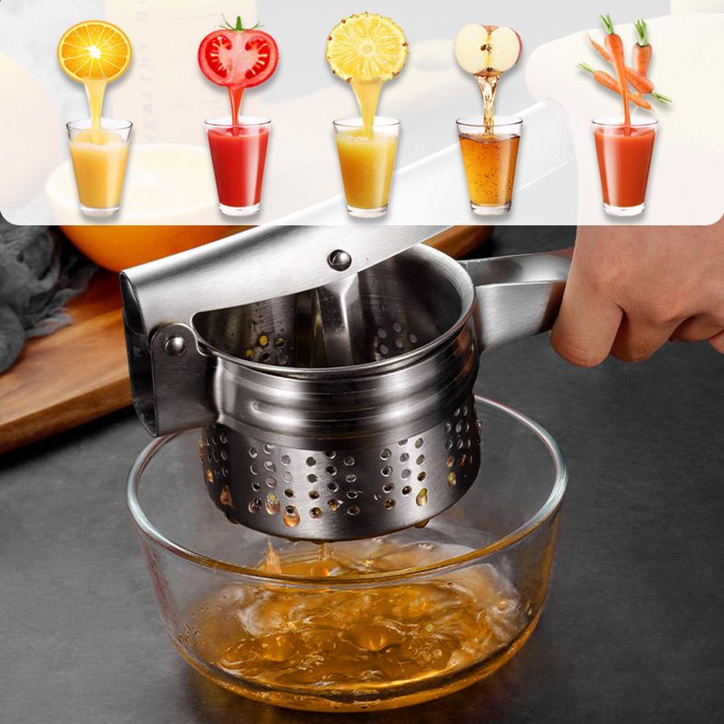 📢📢49 % de réduction !! ⏰Presse multifonctionnel en acier inoxydable AEX pour pommes de terre, jus et aliments
