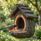 🔥60 % DE RÉDUCTION ! 🐦 NOUVEAUTÉS 2026 – Mangeoire à oiseaux d'extérieur avec design réaliste de souche d'arbre | Décoration de jardin et refuge pour la faune sauvage en un ! 🌿✨
