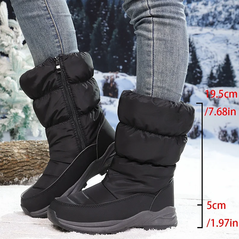 ⏳50 % de réduction pour une durée limitée⏰Bottes de neige ultra-chaudes doublées de fausse fourrure pour femmes