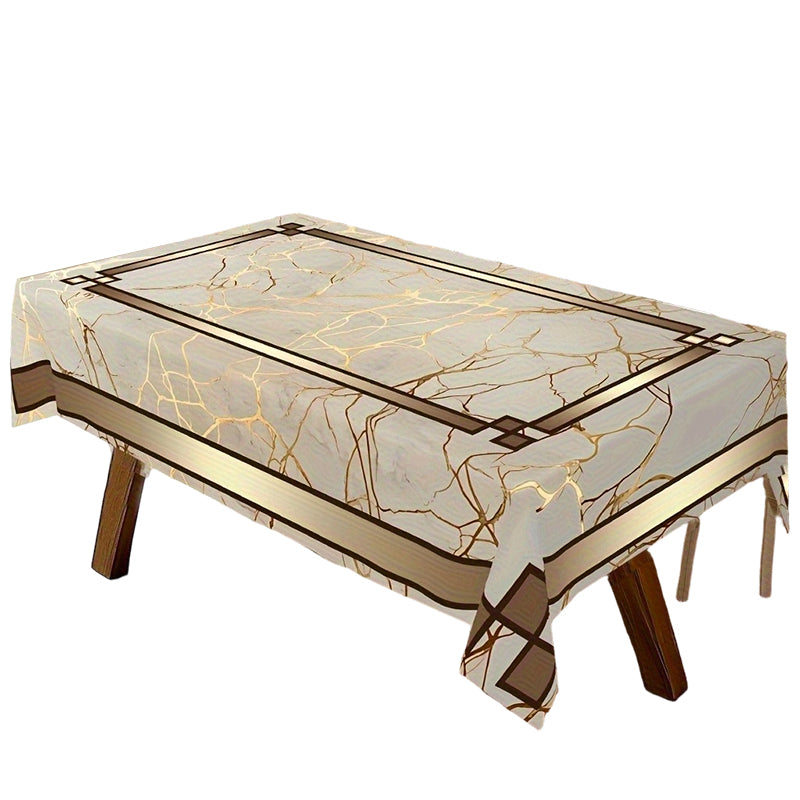 ⏳50 % de réduction pour une durée limitée⏰Nappe imperméable à imprimé marbré🌩️