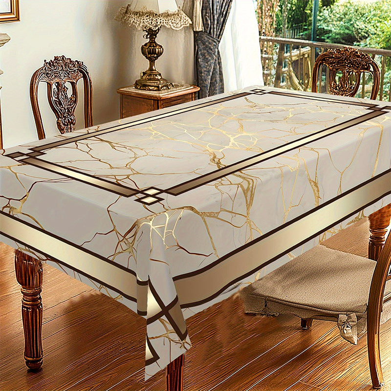 ⏳50 % de réduction pour une durée limitée⏰Nappe imperméable à imprimé marbré🌩️