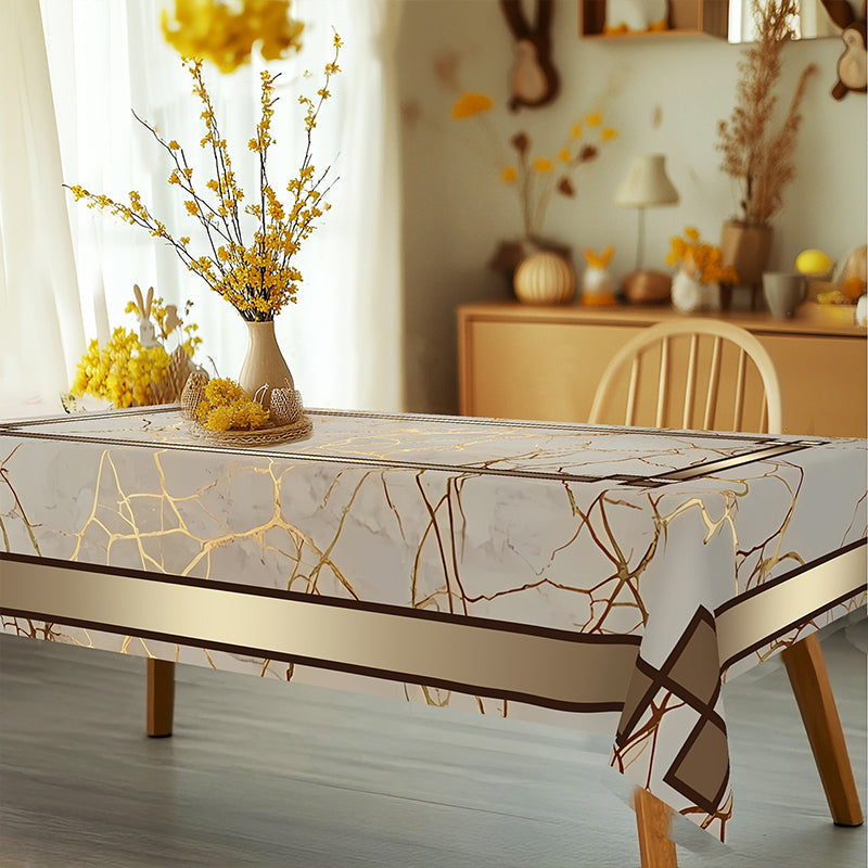 ⏳50 % de réduction pour une durée limitée⏰Nappe imperméable à imprimé marbré🌩️