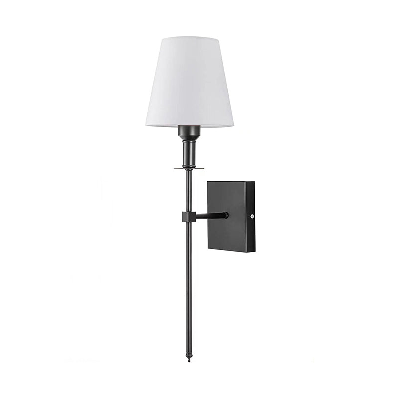 Lampe murale classique avec abat-jour en tissu