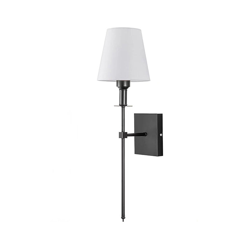 Lampe murale classique avec abat-jour en tissu