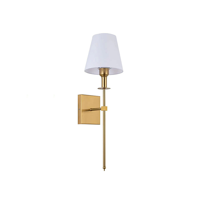 Lampe murale classique avec abat-jour en tissu