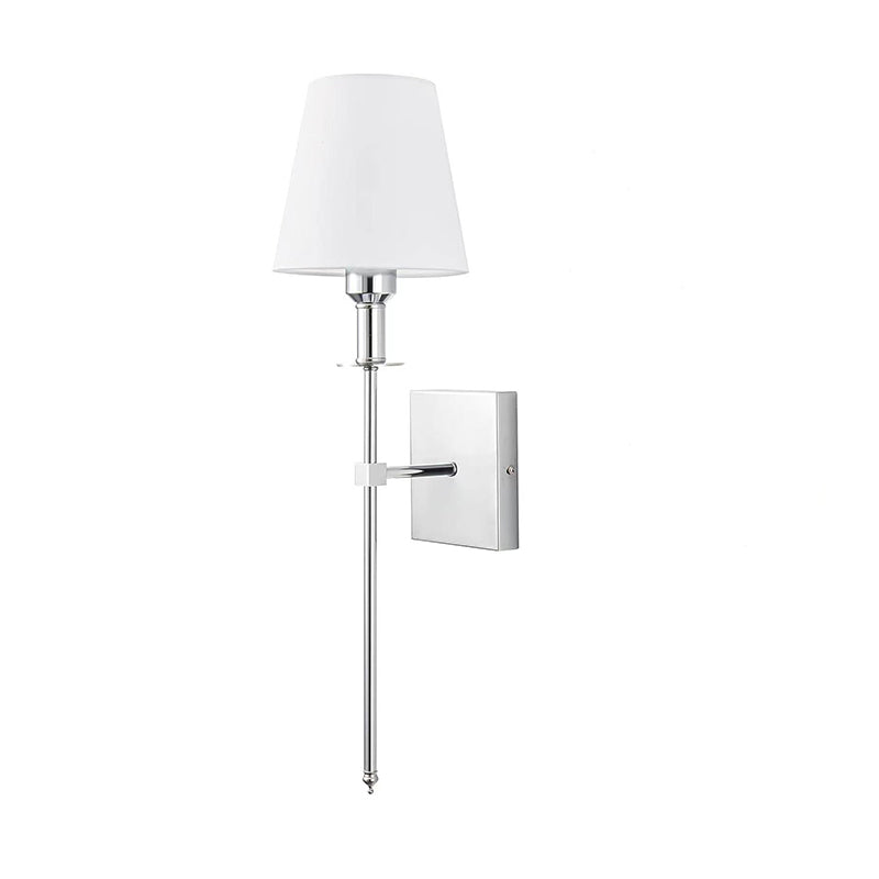 Lampe murale classique avec abat-jour en tissu