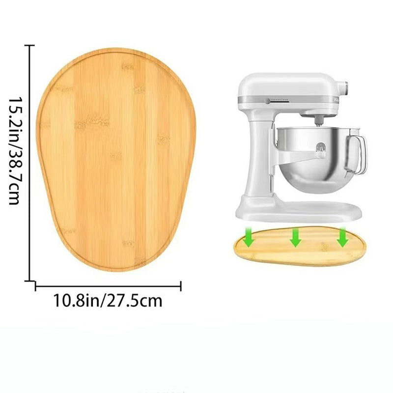 Plateau Coulissant en Bois pour Robot Pâtissier - Déplacement Facile