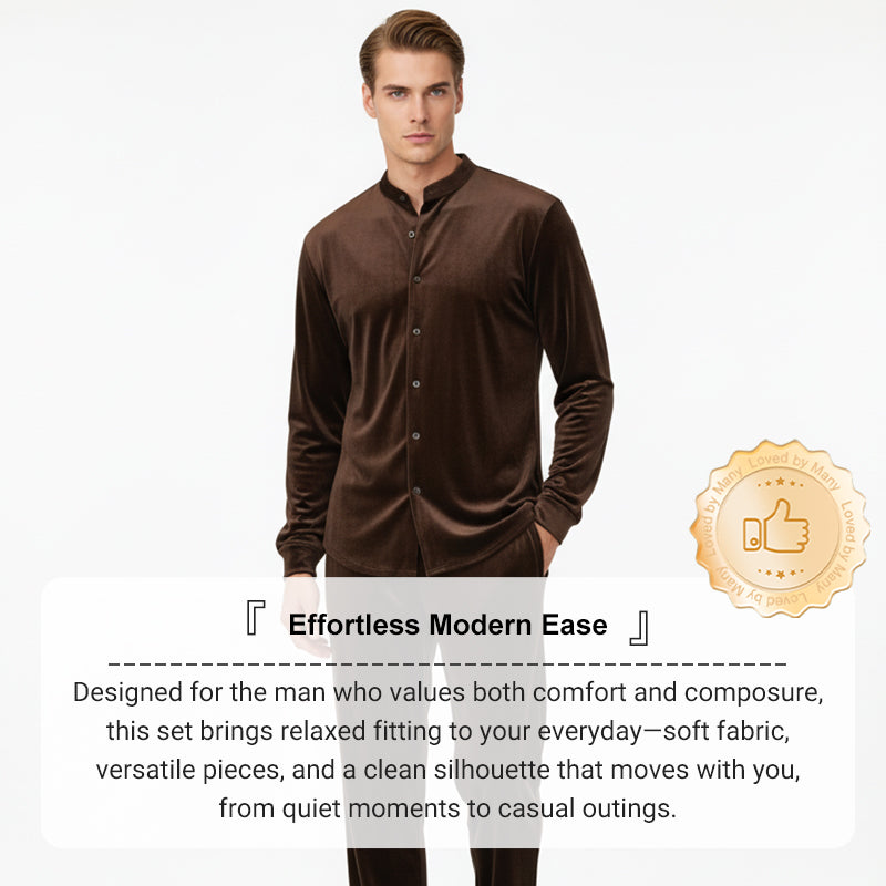 🔥Ensemble chemise boutonnée et pantalon décontractés pour homme