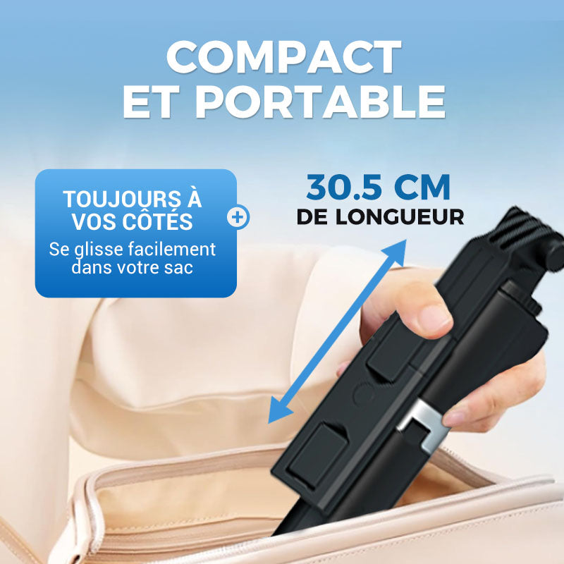 📢📢50 % de réduction !! ⏰Nouvelle perche à selfie Bluetooth 6 en 1