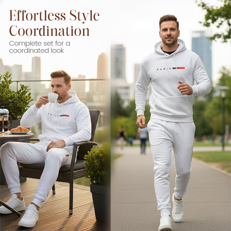 Ensemble survêtement à capuche pour homme