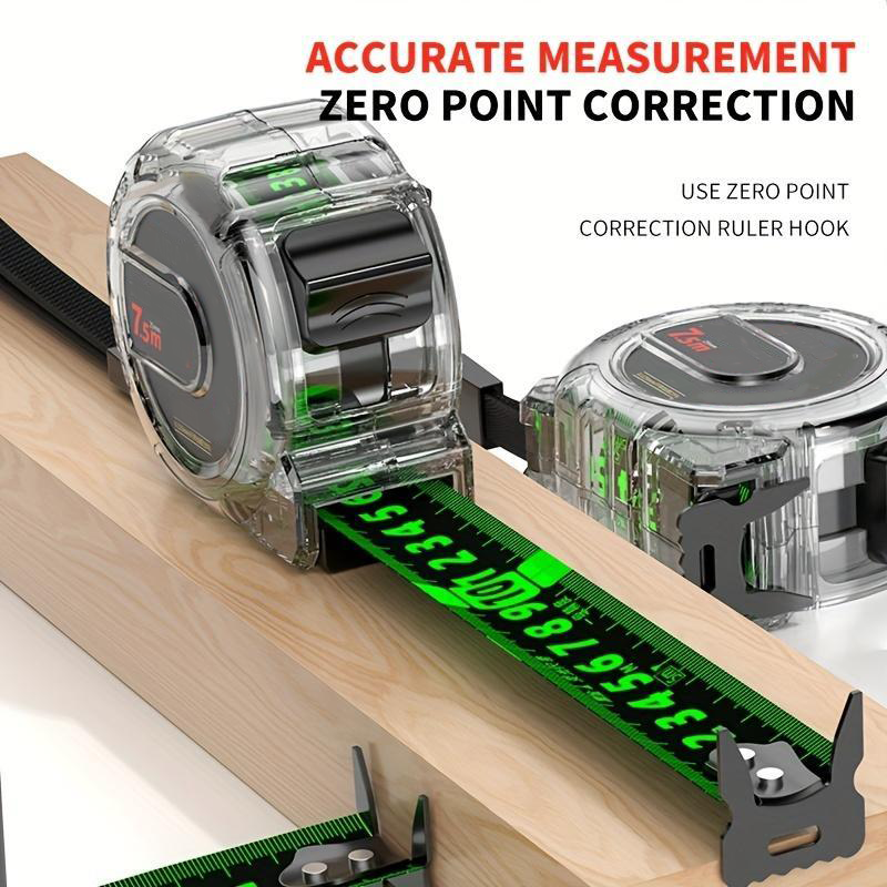 📏 50% DE RÉDUCTION ! 🌟 Ruban à Mesurer Fluorescent – Haute Précision, Lecture Facile dans l'Obscurité & Durable 🛠️