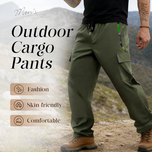✨Nouveauté 50 % DE RÉDUCTION🔥Pantalon cargo outdoor pour homme avec multiples poches