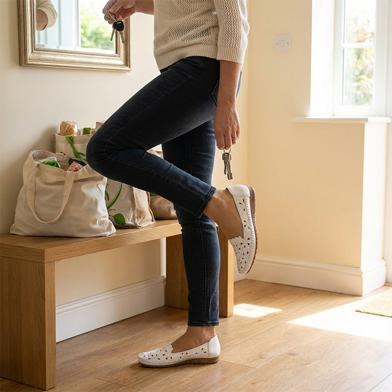 🔥Dernier jour des soldes : 50 % de réduction — Chaussures orthopédiques confortables, légères et élégantes pour femmes, avec un design ouvert.