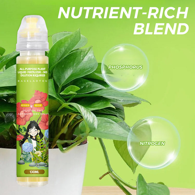 🌱💧 Vitalité Profesionnelle pour Toutes Vos Plantes - Engrais Concentré Équilibré - Aucune Dilution, Résultats Garantis 【Promo Flash -50%】