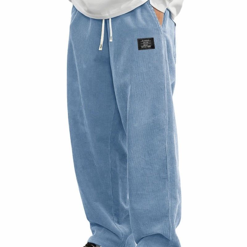 📢📢49 % de réduction !! ⏰Pantalon ample à cordon et poches pour homme