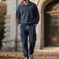 Ensemble 2 pièces tendance pour homme : pull-over et pantalon cargo